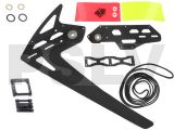 LX1161  Lynx Heli Innovations Goblin 570 - 620 Stretch Tail Kit Black  